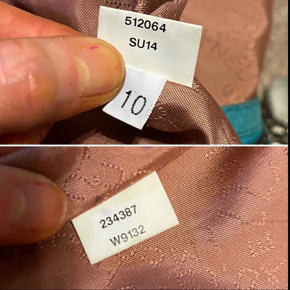 STELLA McCARTNEY Turquoise Falabella Fold-Over Bag!! - Picture 13 of 16